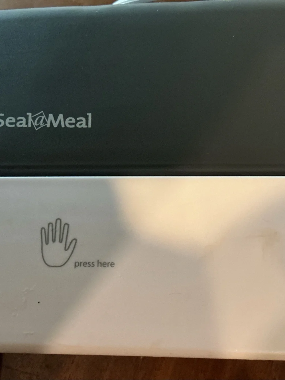 Vacuum Sealer Machine in White and Gray - Hands-Free Sealing